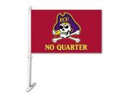 East Carolina Pirates Car Flag W Wall Brackett Collegiate College NCAA Licensed 97428