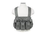 VISM CVAKCR2921U Ak Chest Rig Urban Gray