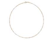 Yellow Gold Tone Rose Gold Tone and Textured Choker Necklace 16