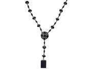 Beautiful Onyx Nugget Necklace With Pewter Coin 16 3 Extender