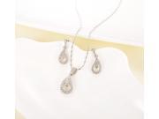 Loches Lynn Fashion Loches Lynn Water Drop bling crystal Necklace Earring set EP 23980 N 7049