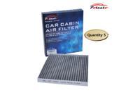 POTAUTO MAP 1002C 5 Pack Heavy Active Carbon Car Cabin Air Filter Replacement compatible with Toyota Corolla Matrix