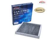 POTAUTO MAP 1017C 5 Pack Heavy Active Carbon Car Cabin Air Filter Replacement compatible with SMART Fortwo