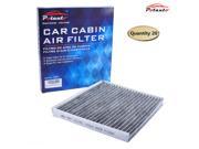 POTAUTO MAP 1018C 20 Pack Heavy Active Carbon Car Cabin Air Filter Replacement compatible with HYUNDAI Accent Elantra KIA Forte