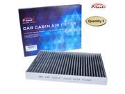 POTAUTO MAP 1031C 5 Pack Heavy Active Carbon Car Cabin Air Filter Replacement compatible with CHRYSLER 300 DODGE Challenger Charger