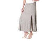 Timing by Riverberry Juniors Classic Solid Knit Skirt Grey Size Medium