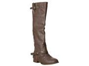 Riverberry Women s Outlaw 81 Knee High Riding Boots Taupe Size 6.5