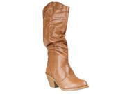 Riverberry Womens Latisha Western style Boots Chestnut Size 5.5