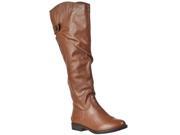 Riverberry Womens Montage Knee high Fashion Boots Chestnut Size 6