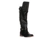 Breckelle s Women s Rider 23 Studded Buckle Riding Boots Black Size 6.5