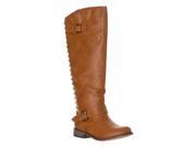 Breckelle s Women s Tenesee 16 Knee High Studded Riding Boots Tan Size 6