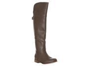 Breckelle s Women s Rider 24 Round Toe Buckle Riding Boots Grey Size 6.5