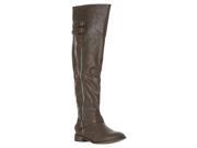 Breckelle s Women s Clayton 14 Thigh High Riding Boots Grey Size 5.5