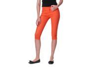 Reve Jeans Skinny Ankle Cut Low Rise Capris Tangerine Size 1