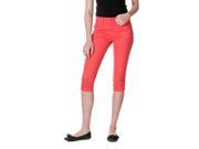 Reve Jeans Skinny Ankle Cut Low Rise Capris Coral Size 5