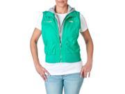 Ashley by 26 International Juniors Hooded Full Zip Vest Jade Size Small