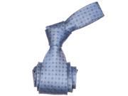 Republic Mens Dotted Woven Microfiber Neck Tie Blue Size One Size