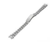 Republic Womens Curved End Stainless Steel Watch Band Size 12 MM