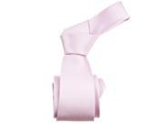 Republic Mens Solid Micro Fiber Tie Pink Size One Size