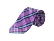 Republic Men s Plaid Woven Microfiber Tie