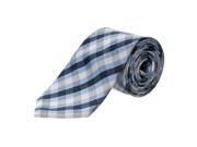 Republic Men s Checkered Woven Microfiber Tie