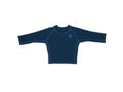 i play. Unisex baby Infant Long Sleeve Rashguard Shirt Navy Size 3 6 mo.