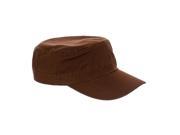Riverberry Womens Fidel 100% Cotton Chino Cadet Hat Brown Size One Size