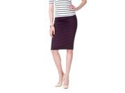 MOA Collection by Riverberry Women s Bodycon Pencil Skirt Purple Size X Large