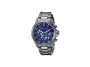 Michael Kors Men s Gage Stainless Steel Blue Chronograph Watch