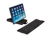 iwerkz 44671 Waterproof Bluetooth Folding Portable Keyboard Black