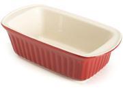 Good Cook 9 Inch Ceramic Loaf Dish Red
