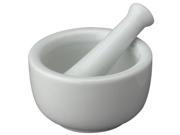 HIC Porcelain Mortar and Pestle 2.5 inch