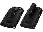 Cellet BlackBerry Storm 9530 Elite Leather Case with Cellet Swivel Clip and Spring Belt Clip