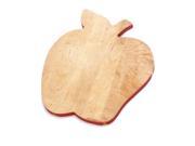 J.K. Adams Solid Maple Wood Fruit Shaped Cutting Board 14 inches by 11 1 2 inches Apple