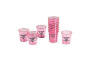 Forum Novelties 67152 Bachelorette Party Outta Control Pink Plastic Shot Glasses 12 Pieces
