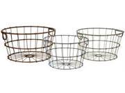 Kristley Metal Basket Set of 3