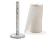 RSVP White Marble Paper Towel Holder