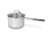 Deluxe Stainless Steel Saucepan with Lid Capacity 3 qt.