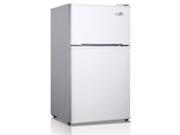SPT RF 314W Double Door Refrigerator White 3.1 Cubic Feet