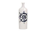 IMAX 53091 Haines Nautical Steer Vase