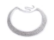 THZY Crystal Rhinestone Collar Necklace Choker Necklaces Wedding Birthday Jewelry
