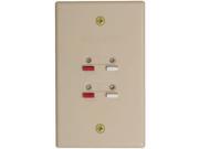Rca Ah300r Stereo Speaker Wire Wall Plate ivory