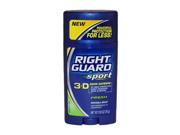 Sport 3 D Odor Defense Antiperspirant Deodorant Invisible Solid Fresh By Right Guard 2.8 oz Deodorant Stick For Unis