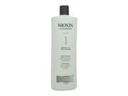 System 1 Cleanser For Fine Natural Normal Thin Looking Hair By Nioxin 33.8 oz Cleanser For Unisex