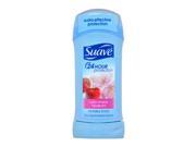 24 Hour Protection Wild Cherry Blossom Invisible Solid Anti Perspirant Deodorant By Suave 2.6 oz Deodorant Stick For U