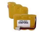 Empire Battery CPB 403C Replaces 3X2 3AA NCAD 400mAh C CONNECTOR
