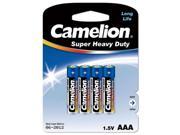 Camelion R03P 1.5V 550mAh AAA Super Heavy Duty 4pk Blister FAST USA SHIP