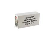 Exell 412A Alkaline 22.5V Battery NEDA 215 Replaces 15F20 BLR122 V72PX