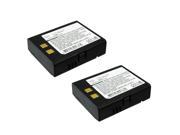 2pcs Exell Barcode Scanner Battery Fits PSC Falcon 4420 4400 4410 FAST USA SHIP