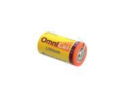 OmniCel ER26500 3.6V 8.5Ah Size C Lithium Battery with Tabs FAST USA SHIP